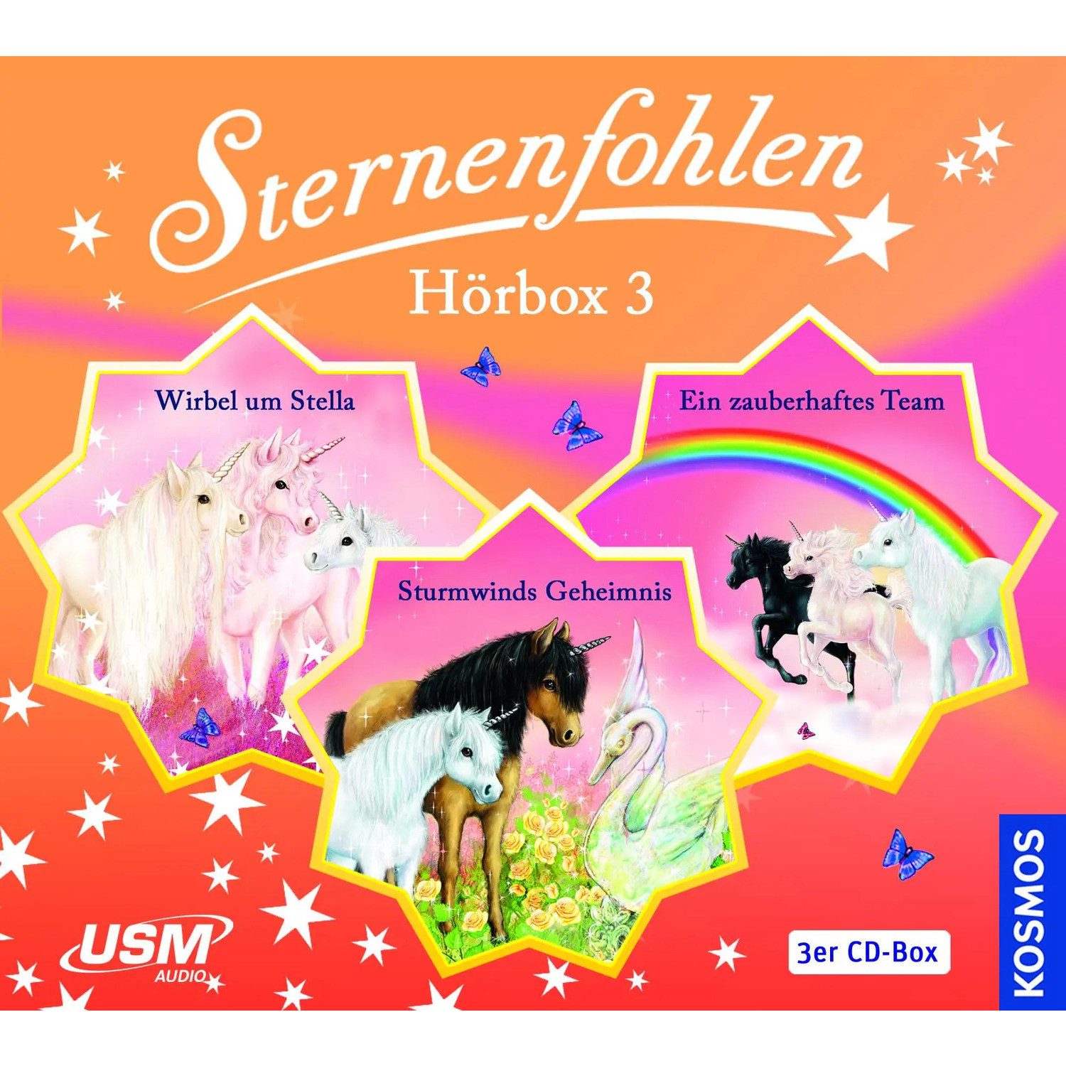 United Soft Media Hörspiel Die große Sternenfohlen Hörbox Folgen 7-9 (3 Audio CDs)