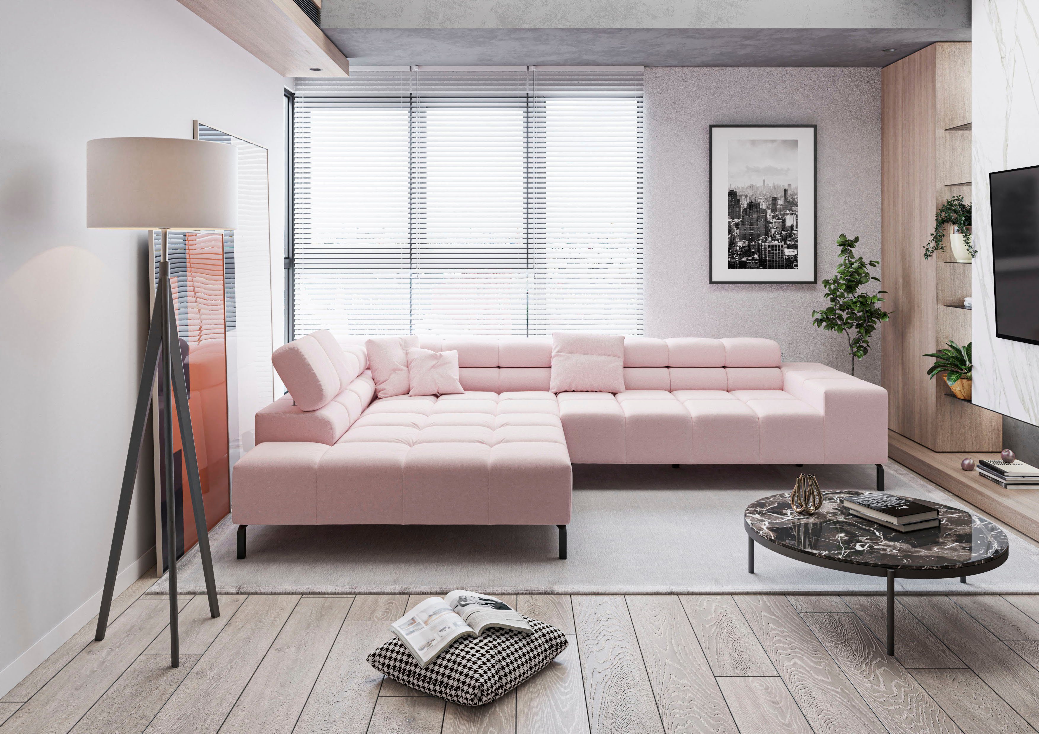 INOSIGN Ecksofa Ancona New, wahlweise motorische günstig online kaufen