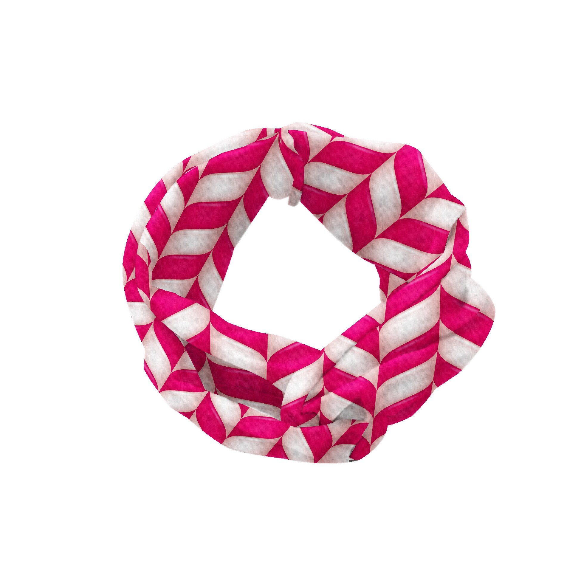 Vibrant Stirnband accessories Angenehme Weiß, und gewellte alltags Linien Abakuhaus rosa, Elastisch