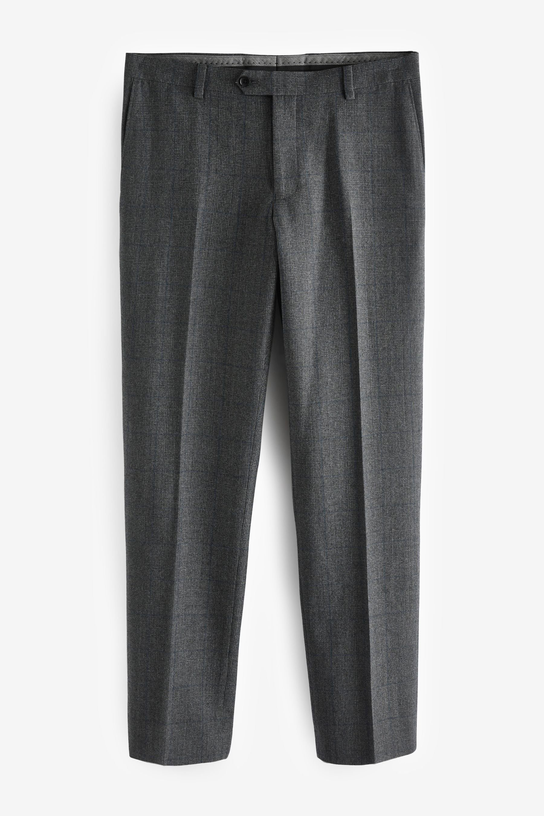 Karierter Hose Signature Anzug Next (1-tlg) im Fit: Tailored Anzughose