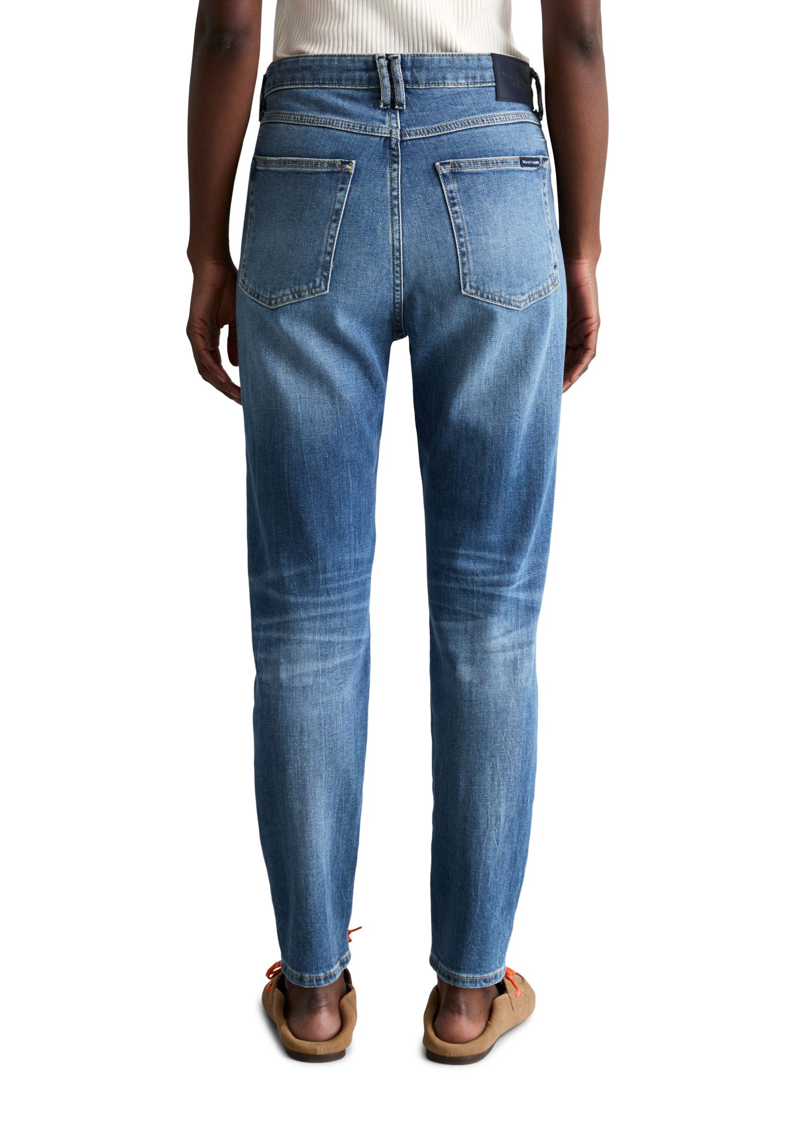Marc O'Polo DENIM Boyfriend-Jeans aus Organic Cotton-Mix