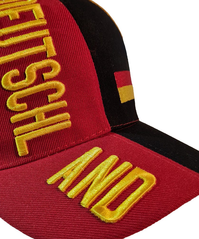 Karneval-Klamotten Kostüm Fahne Deutschland Cap Hawaiikette Public Viewing, Deutschland Fußball EM 2024 Fan Artikel Set Europameisterschaft