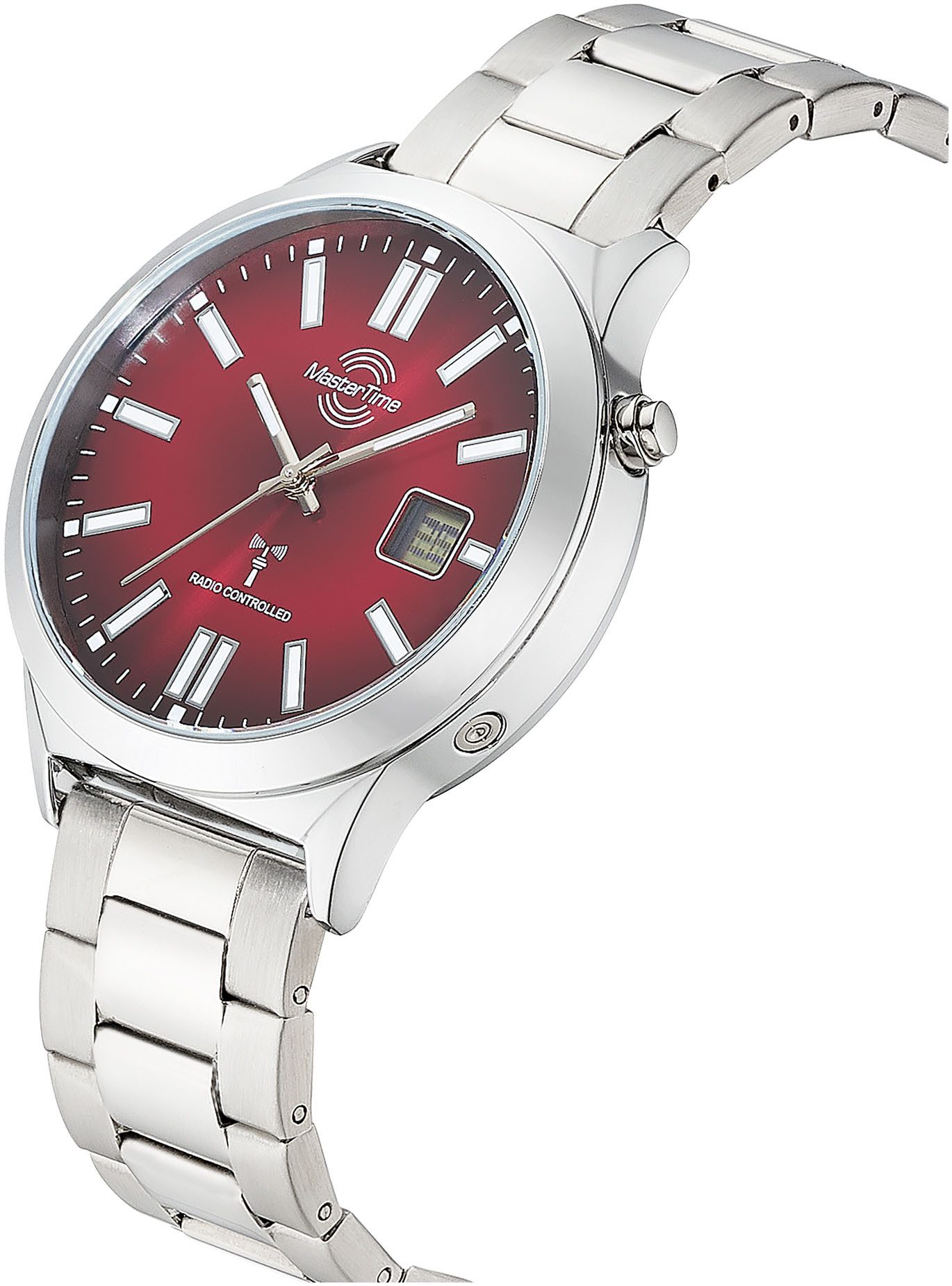 MASTER TIME Funkuhr MTGA-109045-81M, Quarzuhr, Armbanduhr, Herrenuhr, Edels günstig online kaufen