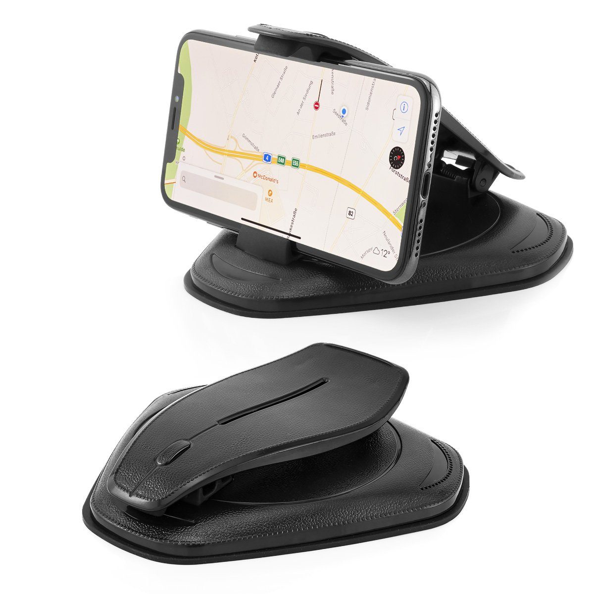 Smartphone-Halterung Universal Armaturenbrett Autohalterung für Smartphones, Navi usw.