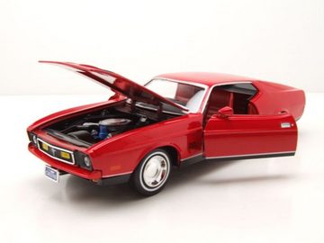 Motormax Modellauto Ford Mustang Mach 1 1971 rot James Bond Modellauto 1:24 Motormax, Maßstab 1:24