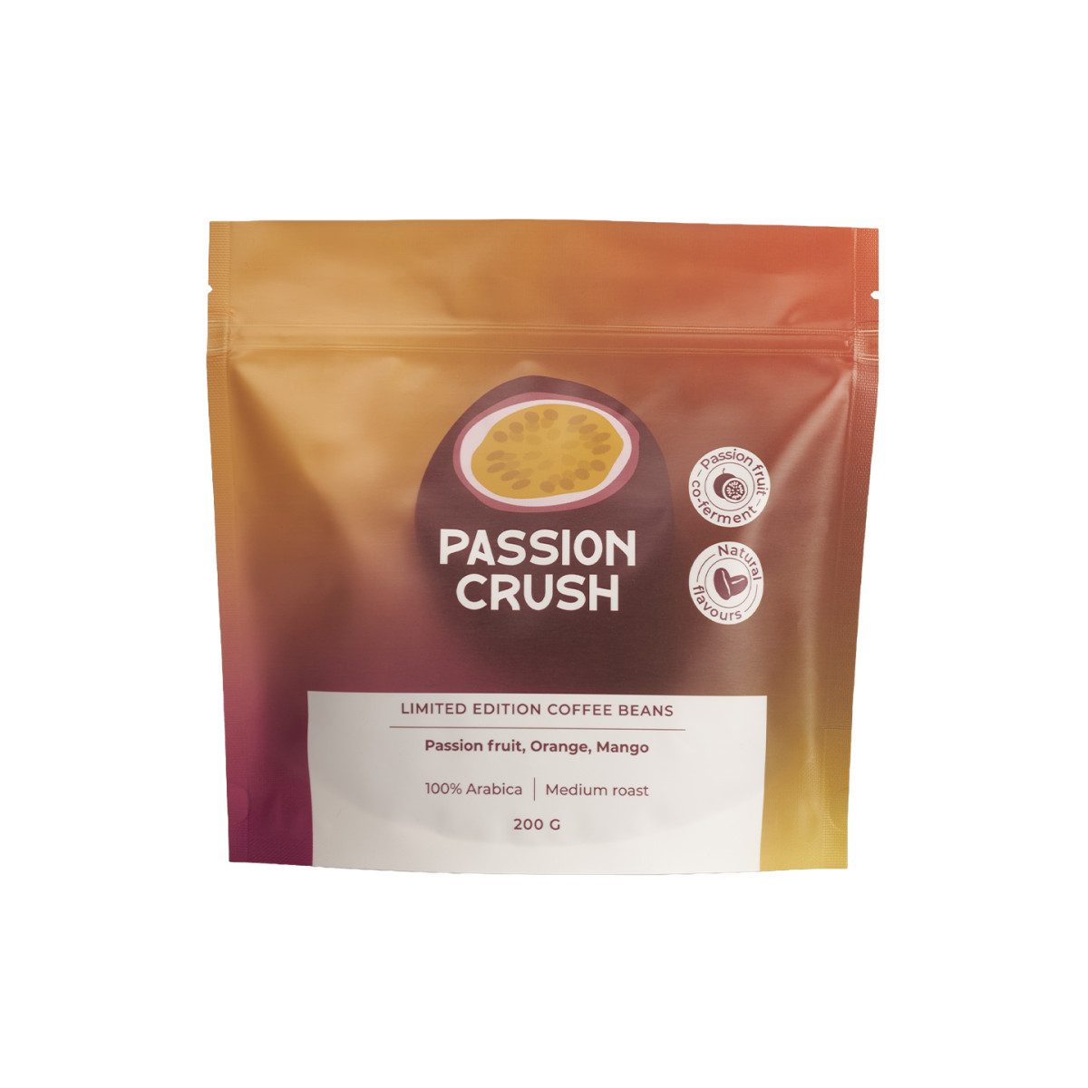 Coffee Friend Kaffee Limited Edition Kaffeebohnen Passion Crush (Passionsfrucht-Kofermentat
