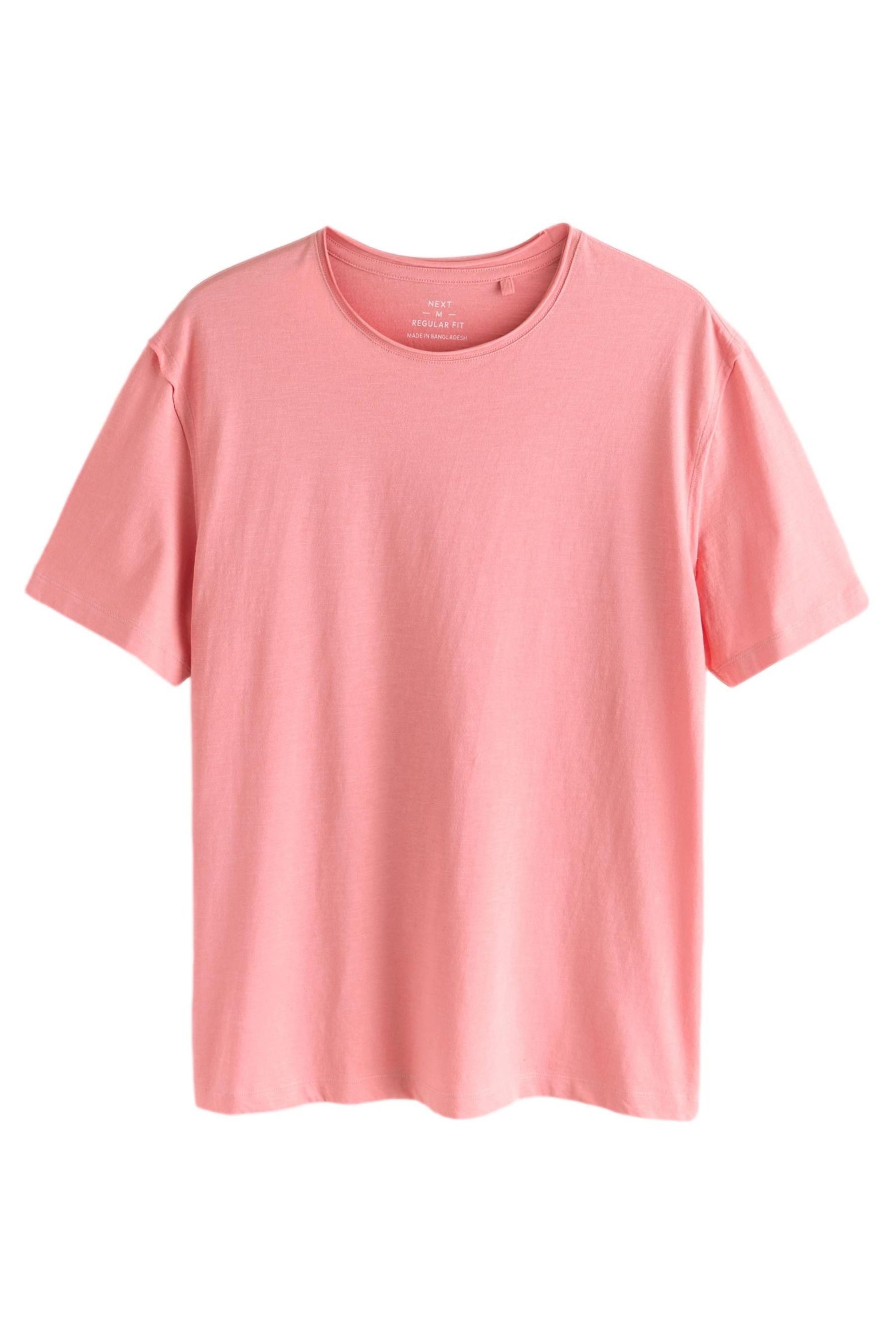 T-Shirt Leichtes, unversäumtes T-Shirt aus Flammgarn
