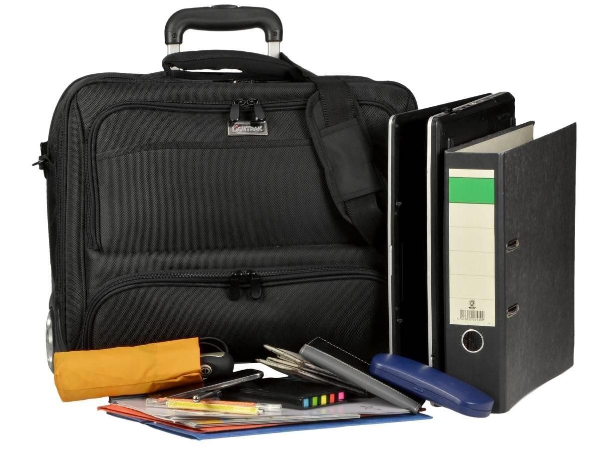 LIGHTPAK® Aktenkoffer Sky, 2 Rollen, Pilotenkoffer, Business-Trolley