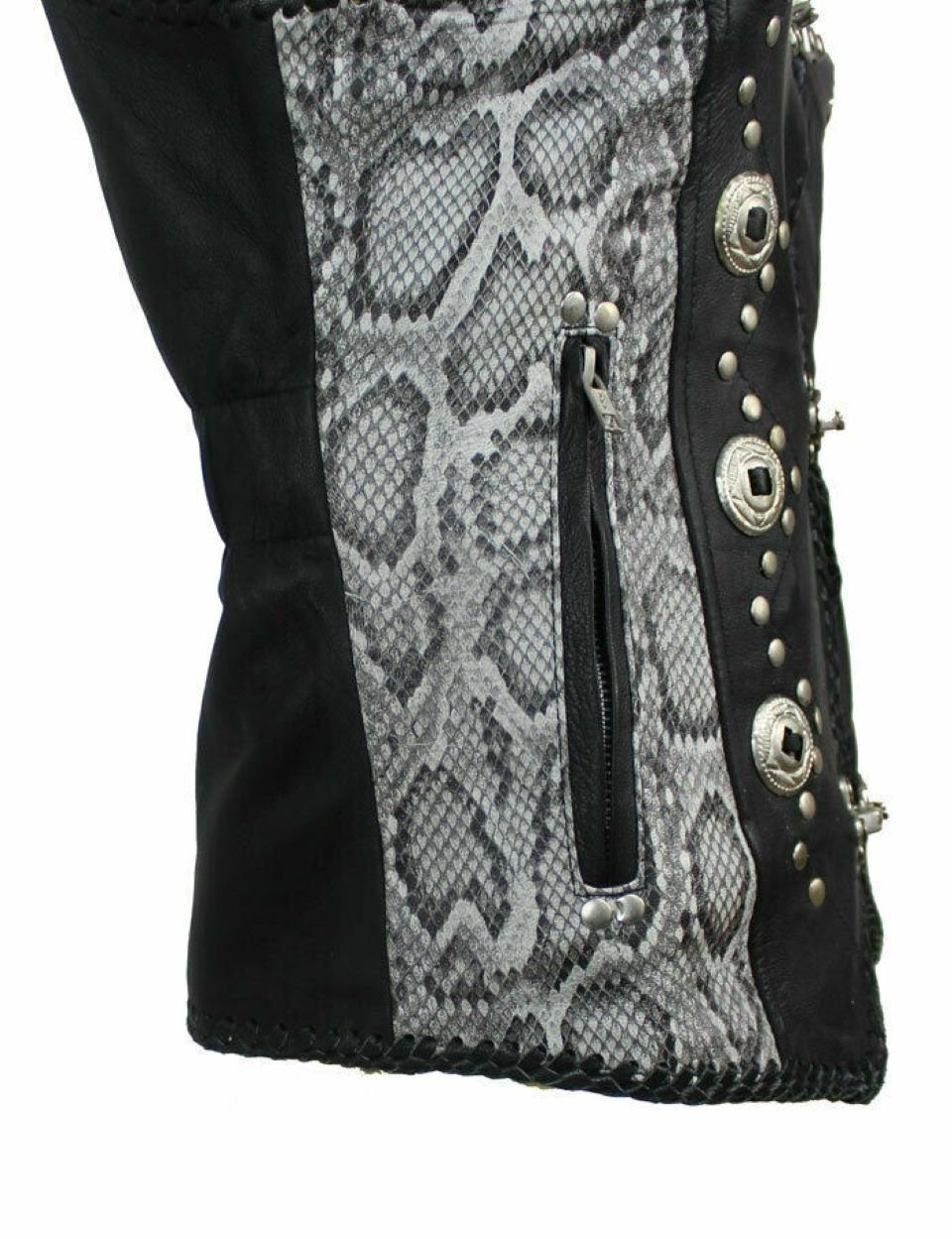 Alpha Speeds Motorradweste Damen Motorradkutte Bikerweste günstig online kaufen