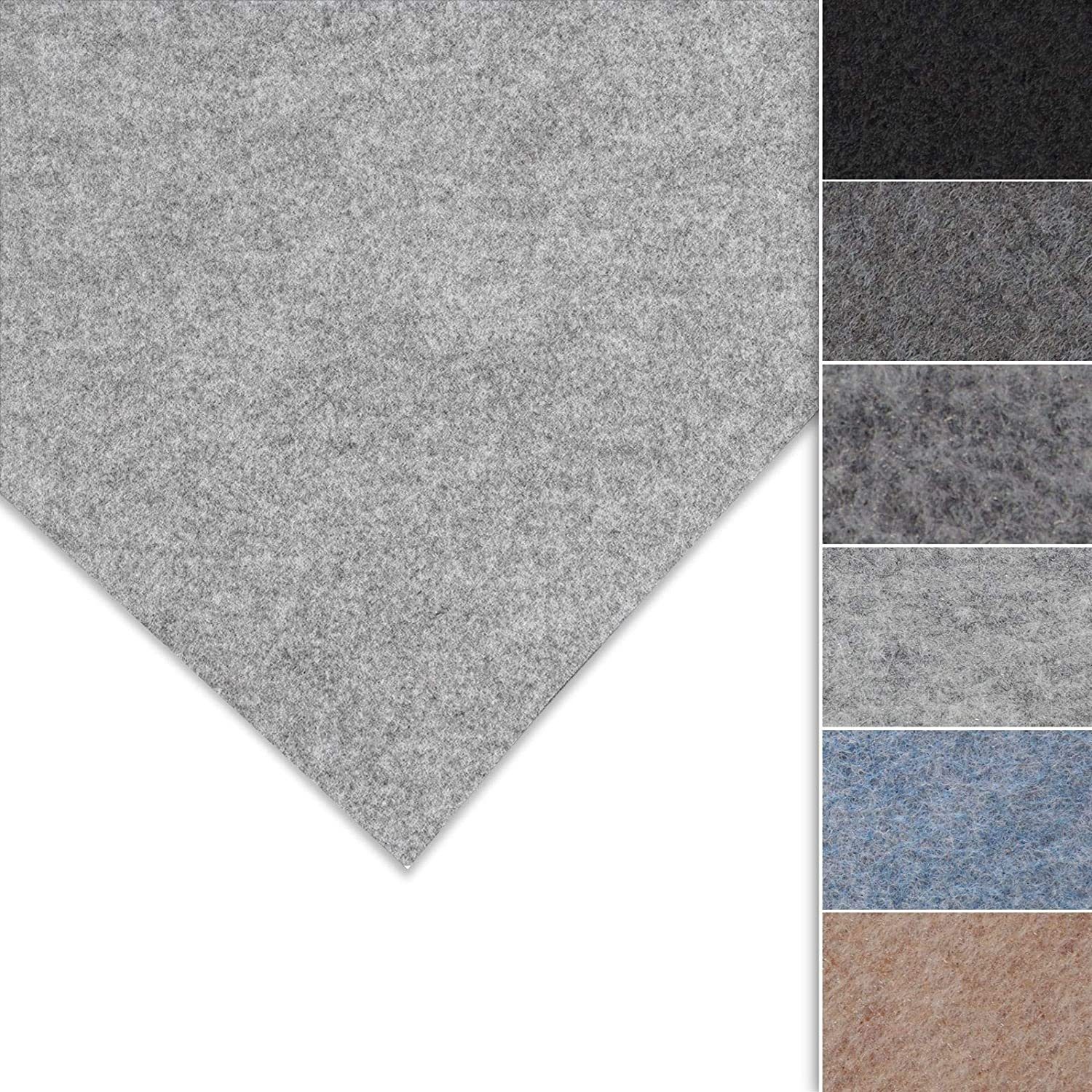4.4 & Karat, rechteckig, Nadelfilz Kleben, Höhe: Teppichboden zum Größen, mm Farben Flair, verschiedene