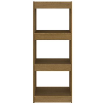 furnicato Bücherregal Bücherregal/Raumteiler Honigbraun 40x30x103,5 Massivholz Kiefer