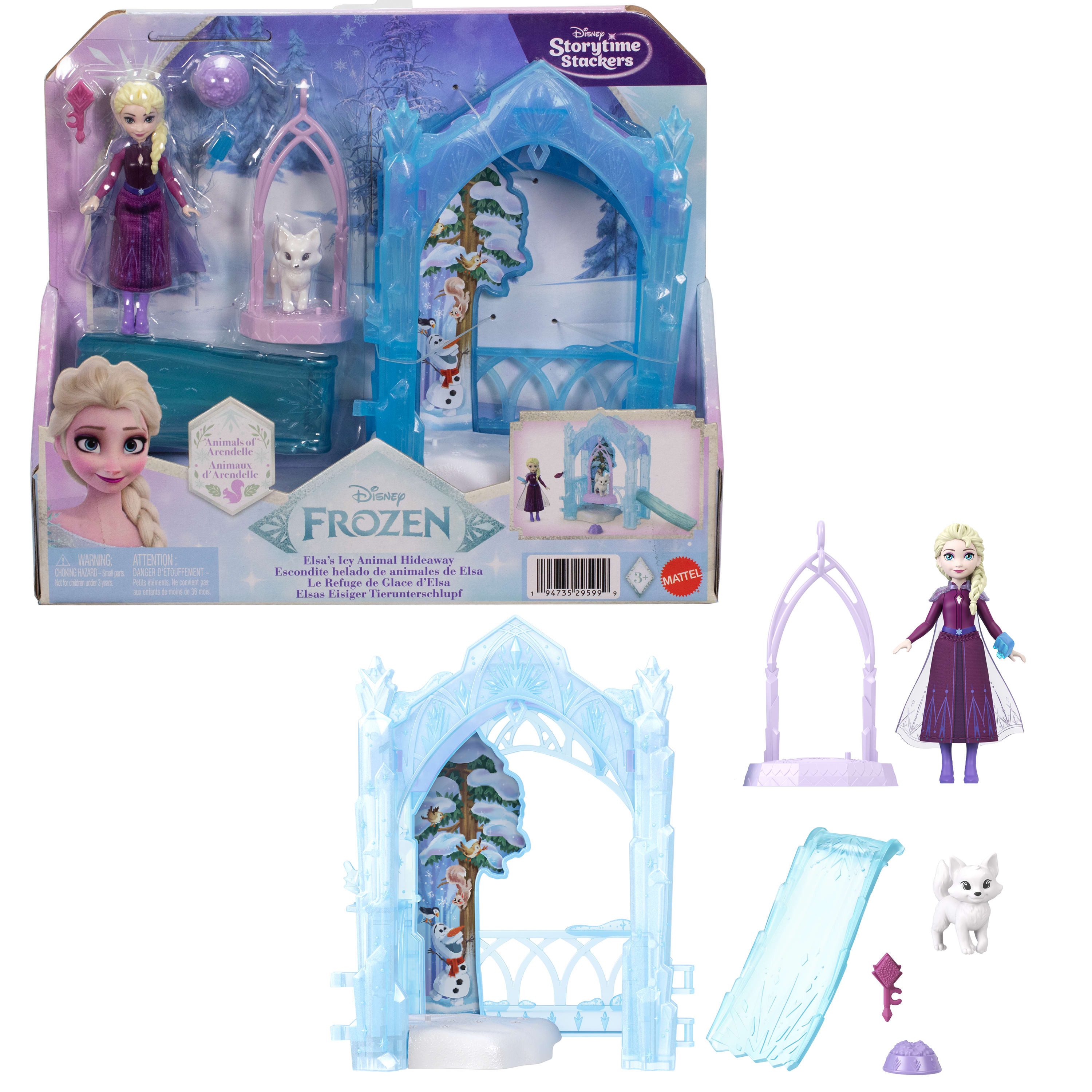 Mattel® Spielwelt Disney Die Eiskönigin Kleine Puppen Elsa's Icy Hideaway Spielset