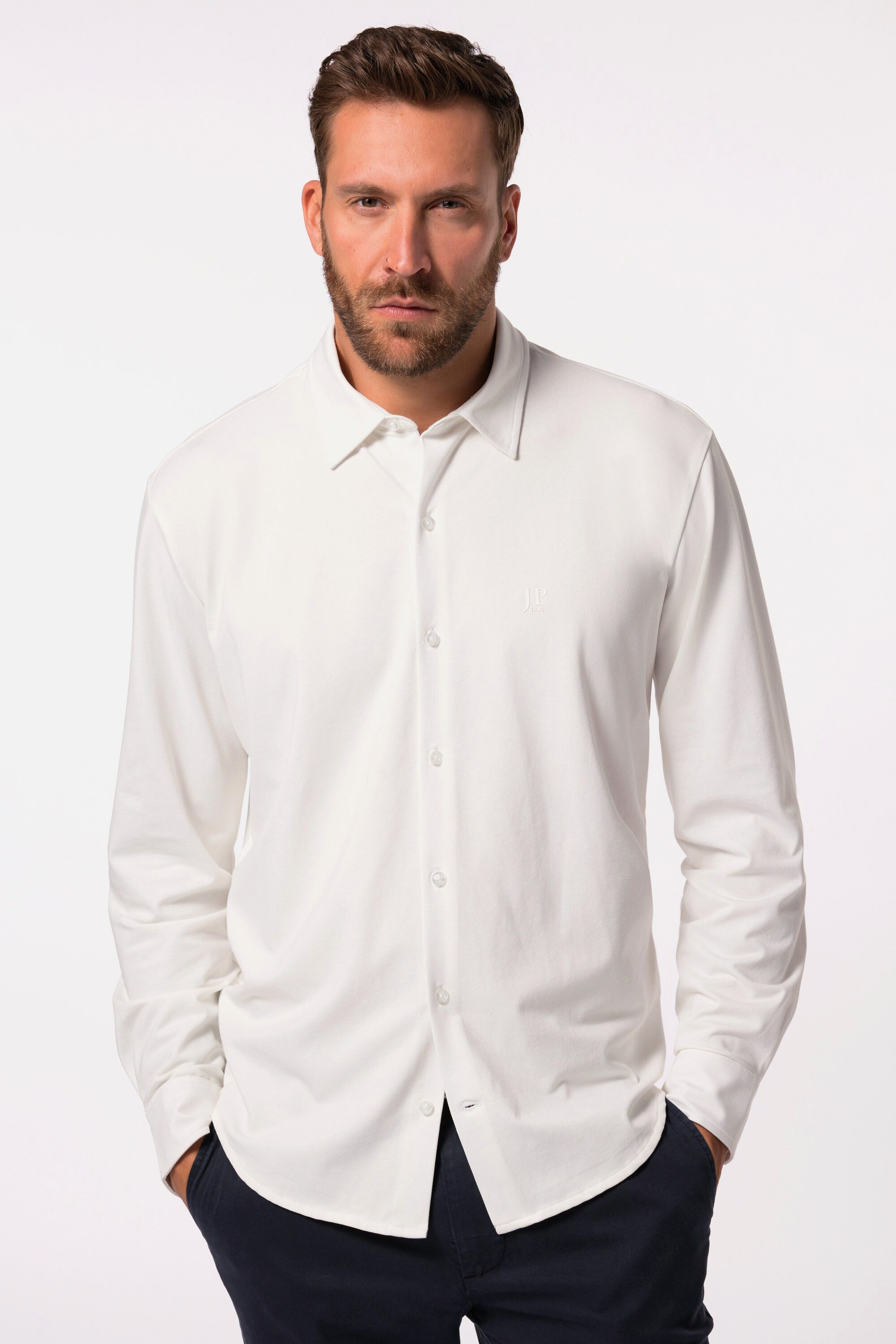 JP1880 Businesshemd Hemd Piqué FLEXNAMIC® Business günstig online kaufen