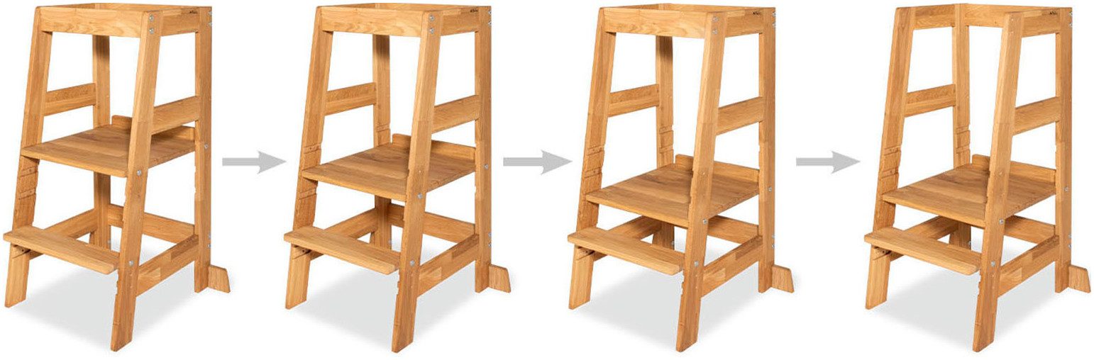Pinolino® Stehhilfe Lernturm Fino, Eiche geölt