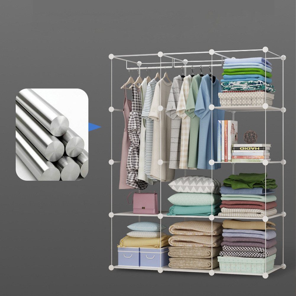 GarveeMore Kleiderschrank Kinderkleiderschrank Kinderregal Schuhregal aus K günstig online kaufen