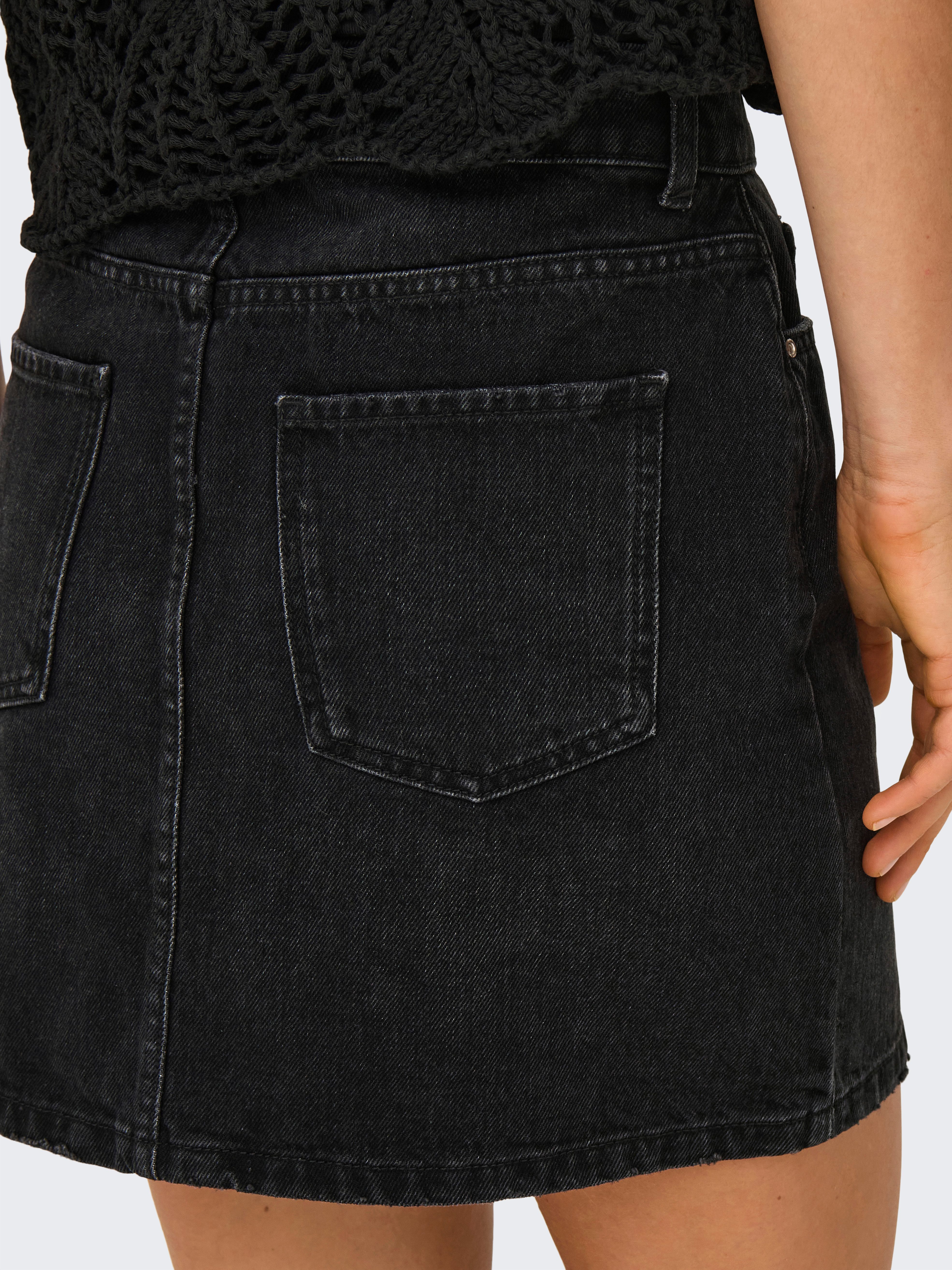 ONLY Jeansrock ONLSTELLA SHORT SKIRT DNM AZG NOOS Baumwolle
