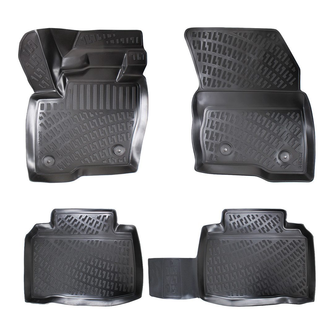 Auto-Fußmatte 3D Fußmatten Set passend für Seat Alhambra (2.Gen) Baujahr ab 2010