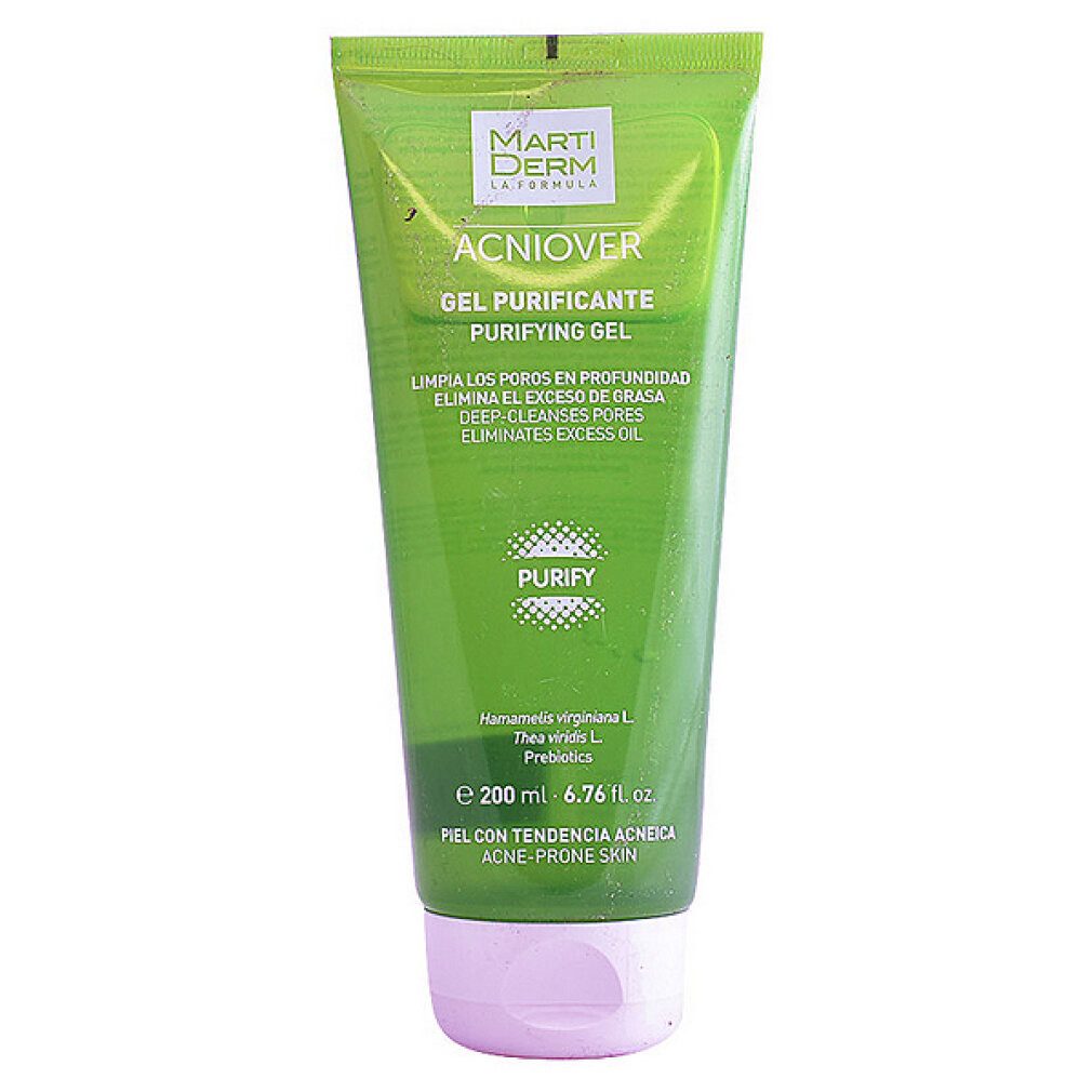 Martiderm Gesichtspflege ACNIOVER gel purificante piel grasa y acnéica 200ml