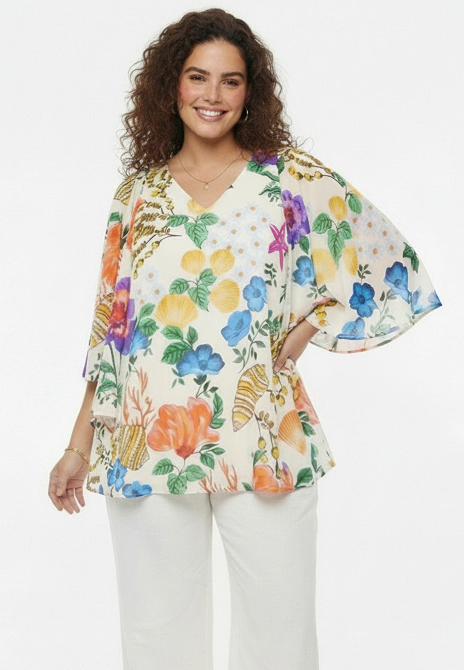 YOEK Tunika Damen Tunika mit Druck