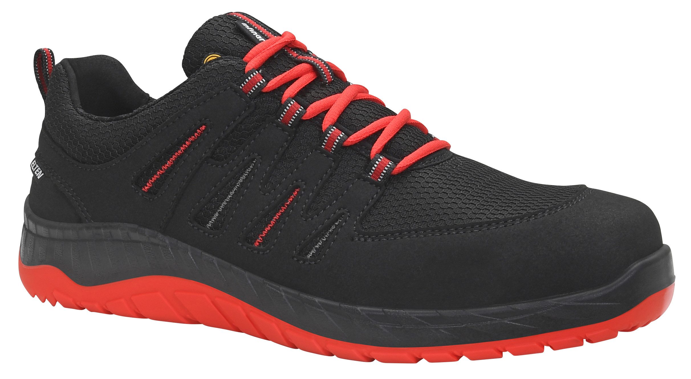 ELTEN MADDOX Compo black-red Low ESD S3S Sicherheitsschuh (Schuhkarton, Paar)