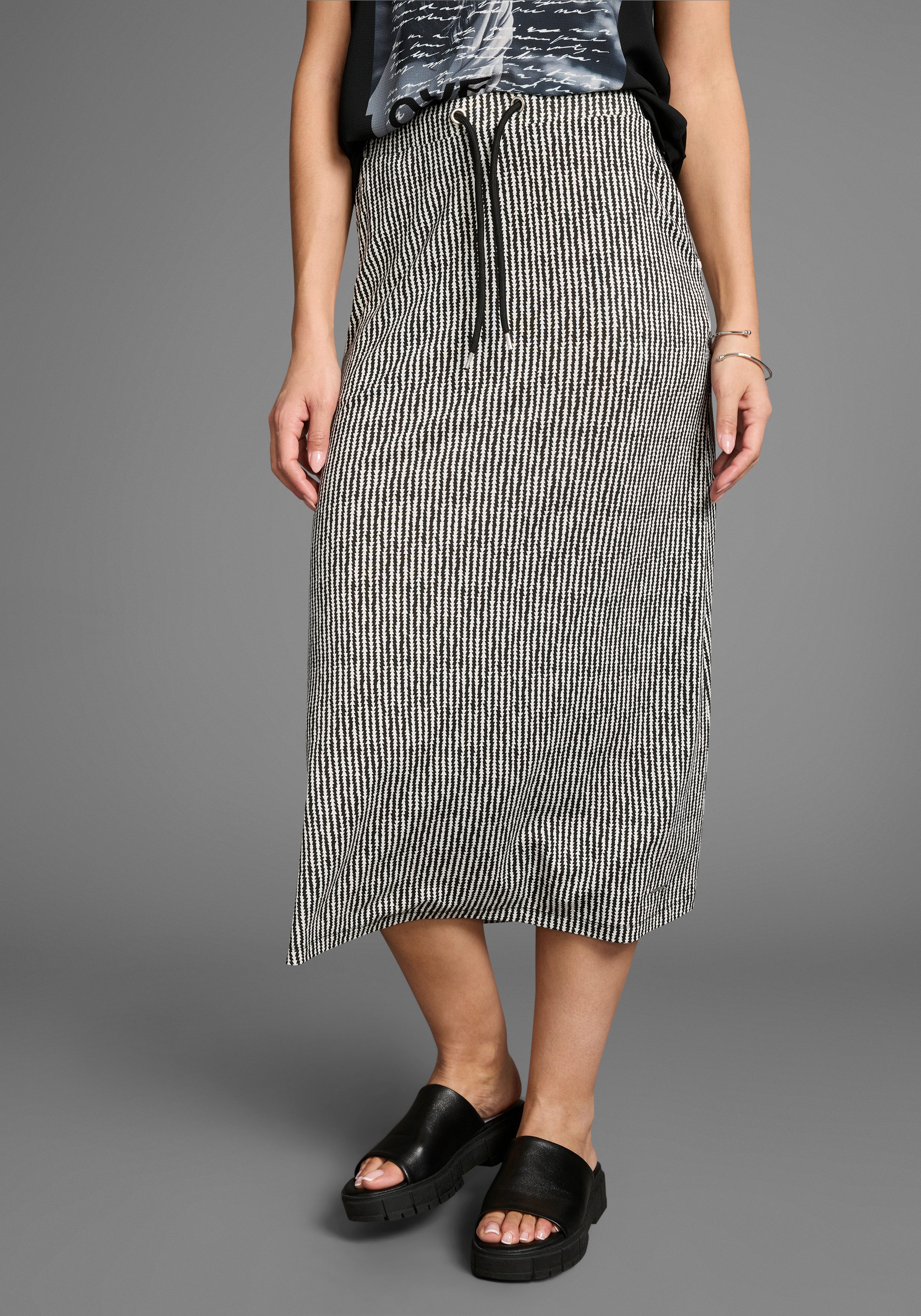 Laura Scott Jerseyrock mit Grafik-Print - NEUE KOLLEKTION günstig online kaufen