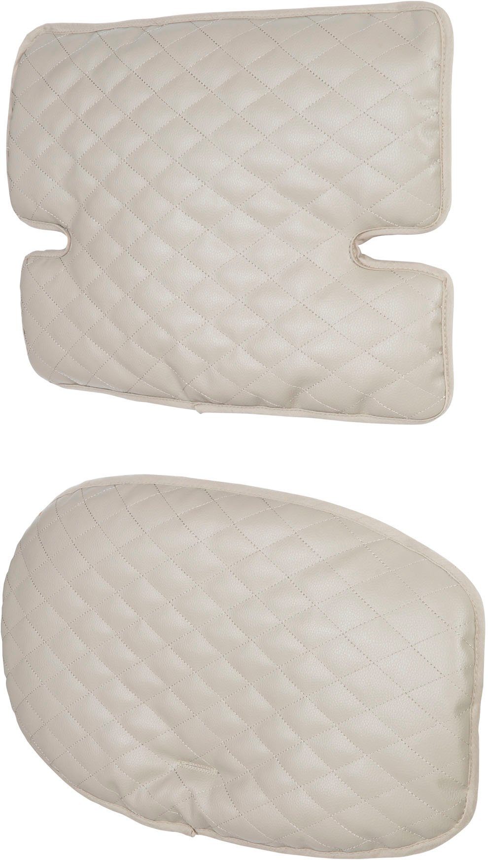 roba® Sitzverkleinerer Sit Up Luxe, greyish gesteppt, (2-tlg)