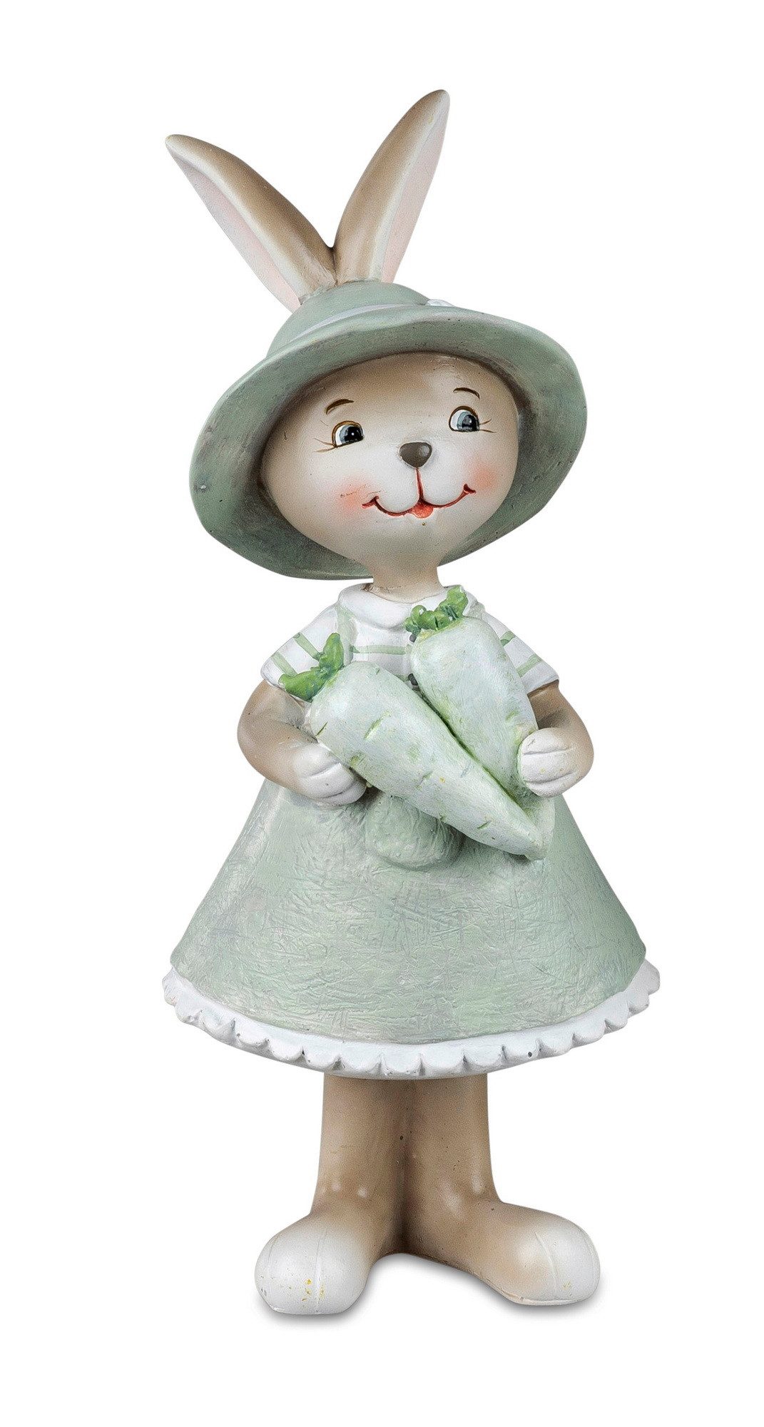 Osterhase Deko Hase Garten Hasen Frau Oster Tier Figur Skulptur Ei Korb Osterei