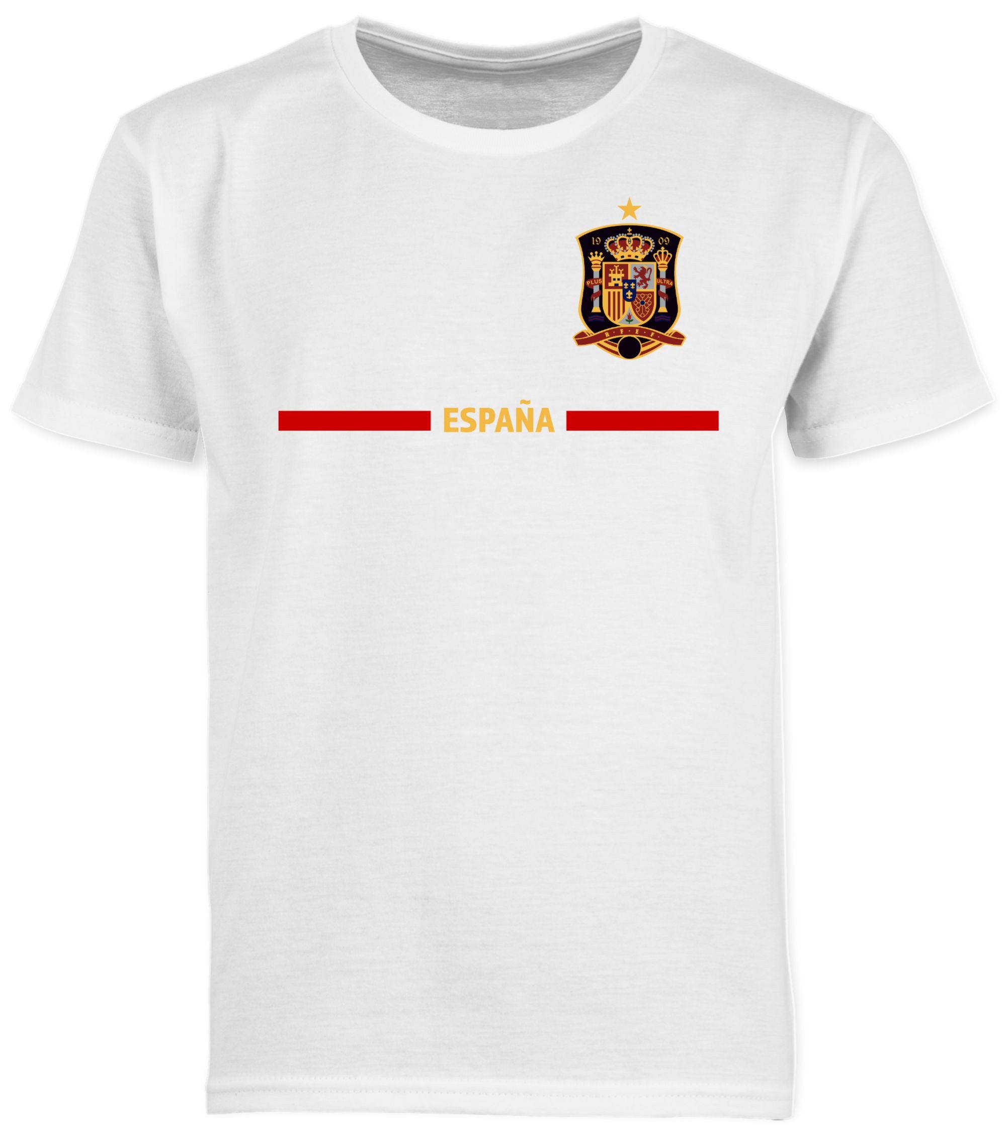 T-Shirt Spanisches Trikot Wappen, España mit Stolz, Spanien Fan-Motiv