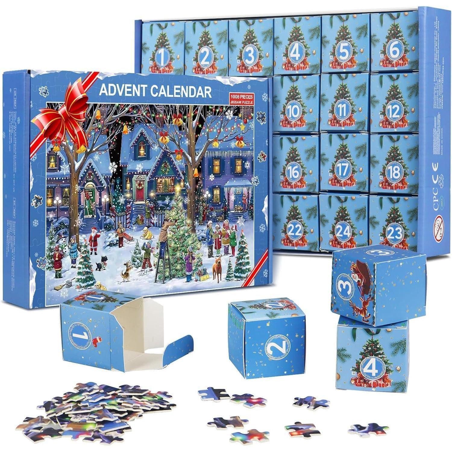 LuxusKollektion Spielzeug-Adventskalender Adventskalender 2024 Puzzle 1008 günstig online kaufen