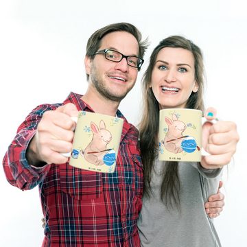 Mr. & Mrs. Panda Kinderbecher Hase Marienkäfer - Blumig - Geschenk, Kunststoffgeschirr, Bruchsiche, Kunststoff, Mikrowellenbeständig