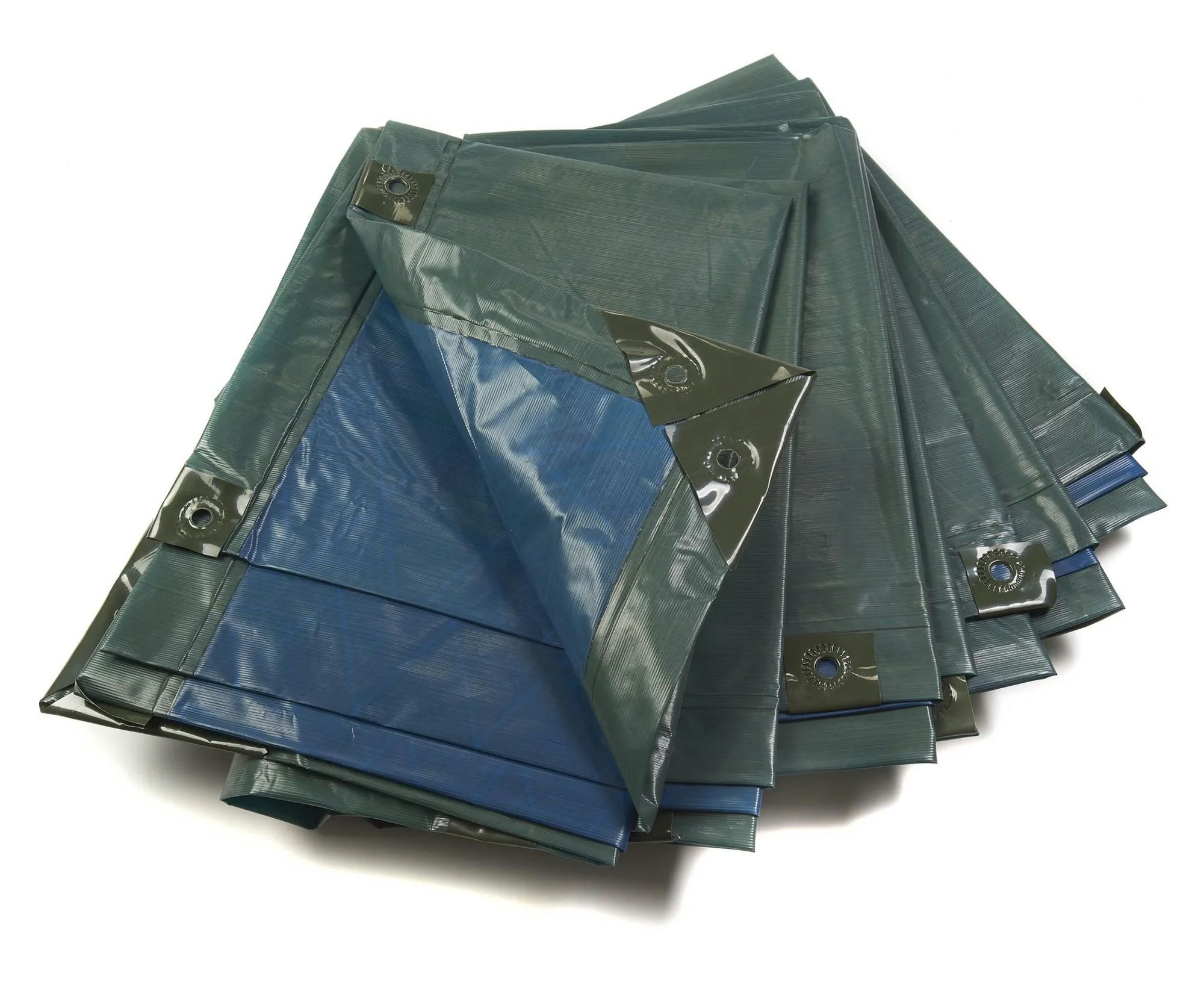 Westfalia Werkzeug Schutzplane Abdeckplane, grün/blau, extrem stark 150 g/m², 2 x 3 m