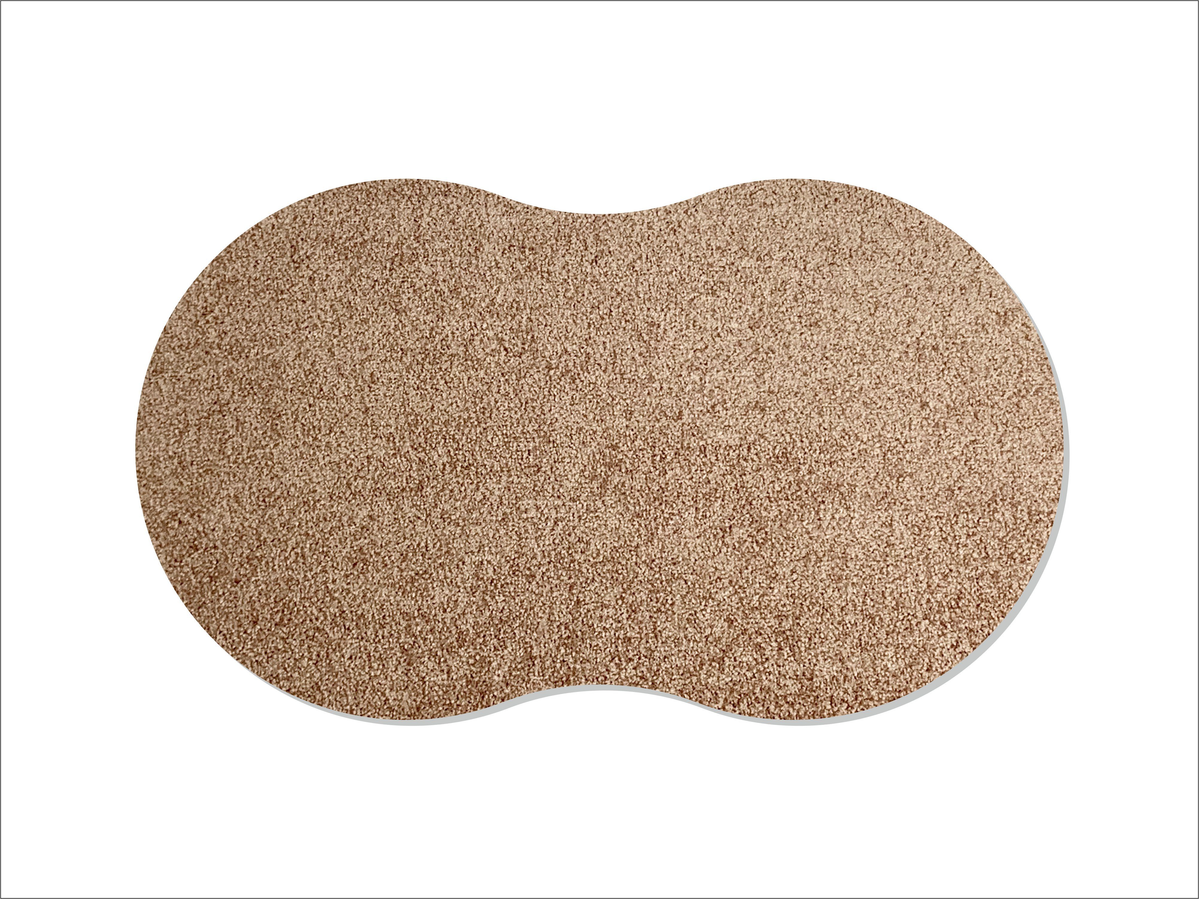Keilbach Designprodukte Fußmatte due-punti 145 x 85 cm, oval