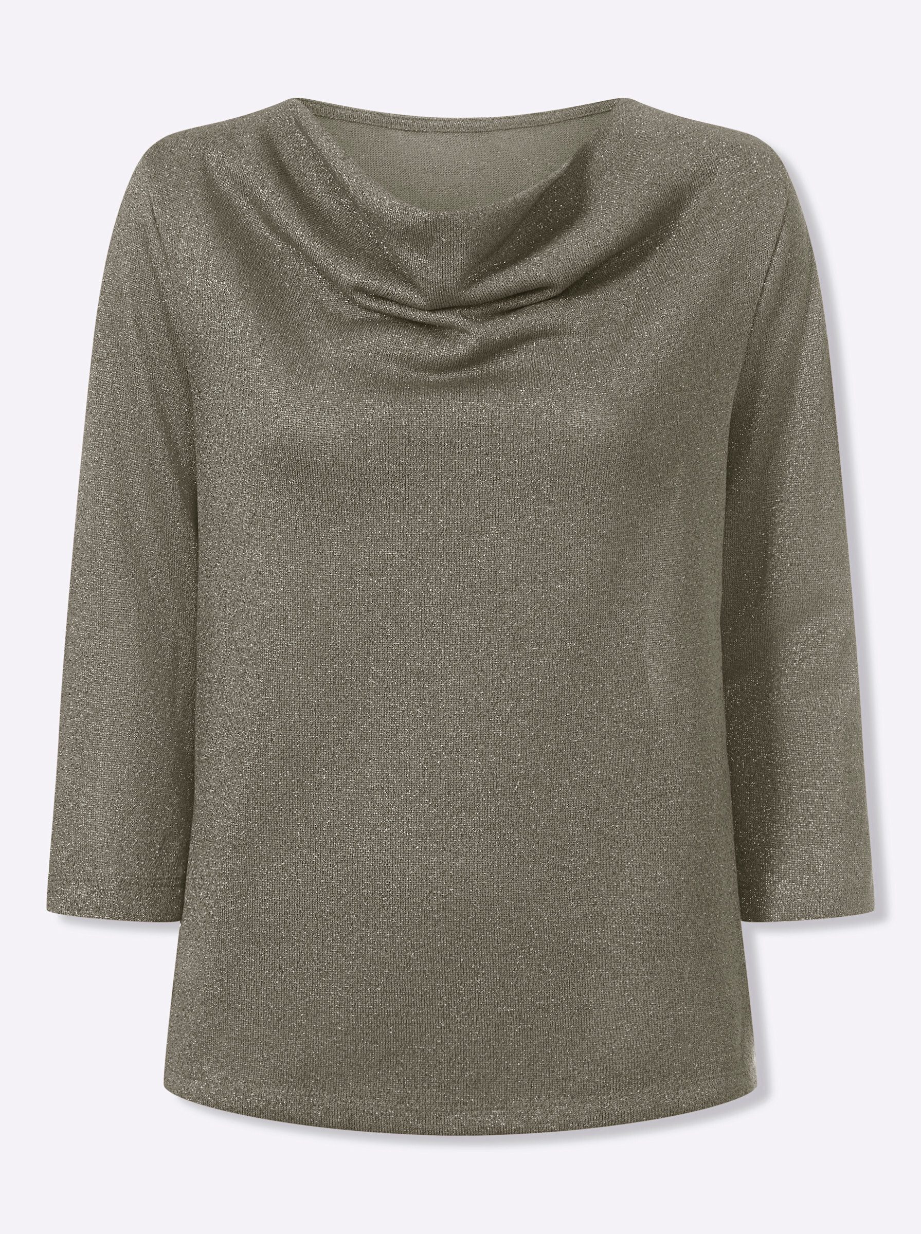 T-Shirt Wasserfallshirt Kurzarm