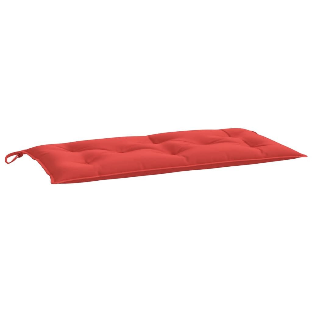 vidaXL Sitzauflage Gartenbank-Auflage Rot 110x50x7 cm günstig online kaufen