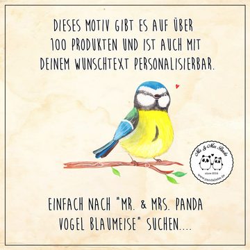 Mr. & Mrs. Panda Dekokissen Vogel Blaumeise - Blumig - Geschenk, Frühlingsgefühle, Osterzeit, Os, Zauberhafte Motive