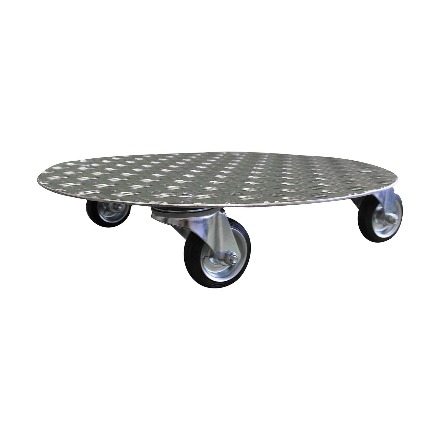 Schlögel Pflanzenroller Blumenroller Untersetzer Pflanzenroller AluGrip-R200, bis200kg Indoor Outdoor Alu 200mm Alu-Riffelblech 3,5/5