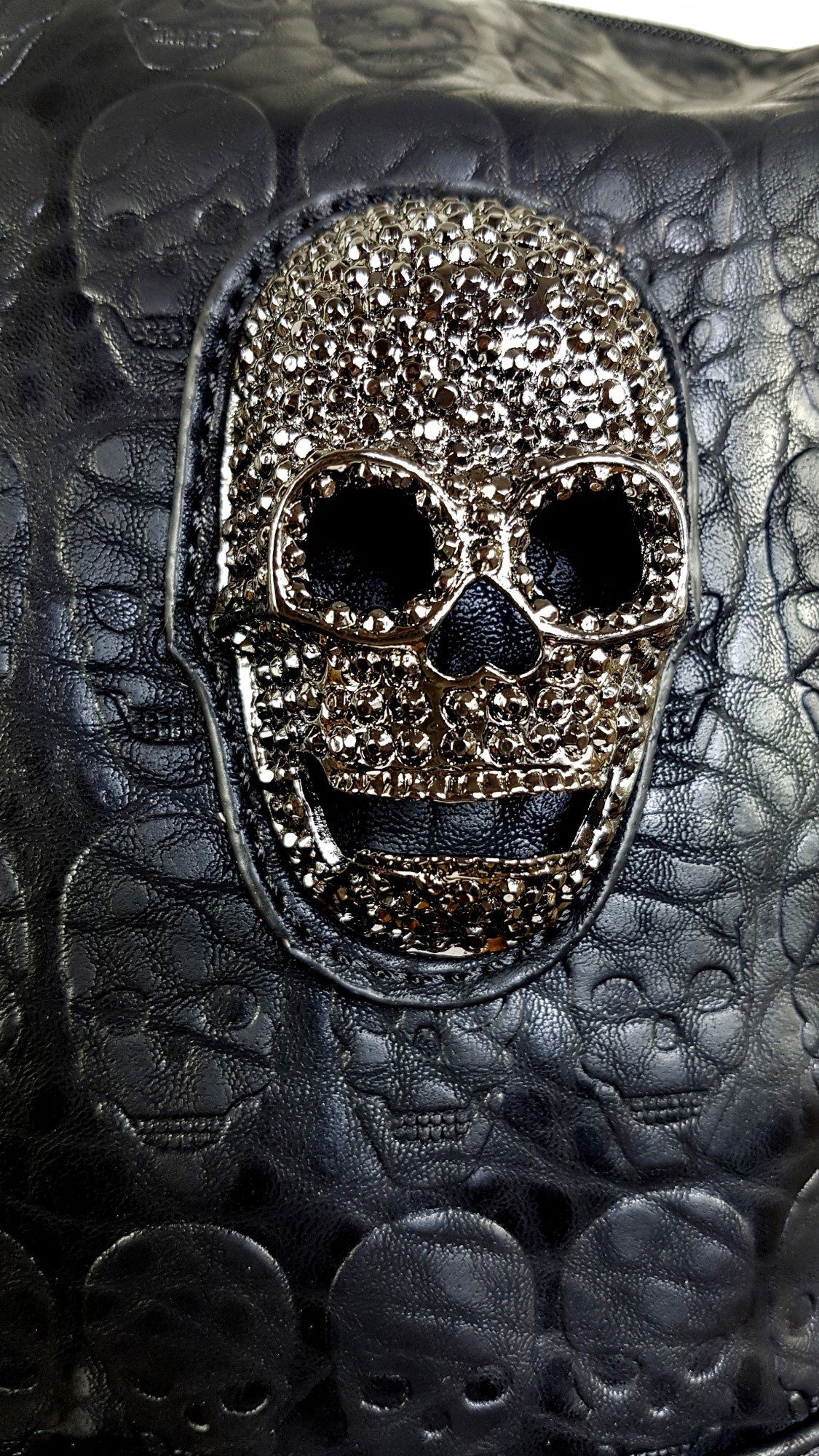 Einkaufszauber Handtasche Rucksack Handtasche Skull Totenkopf 3D Cool – Bild 4 von 4