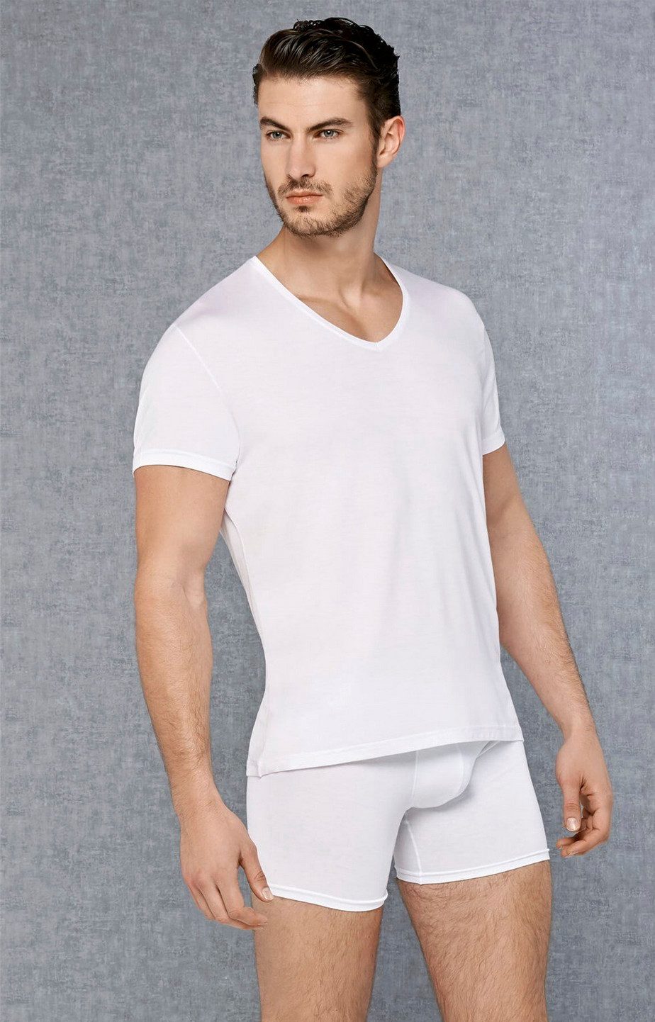DOREANSE T-Shirt Herren Premium Basic Top günstig online kaufen