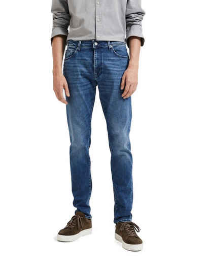 SELECTED HOMME Slim-fit-Jeans SLH175-SLIMLEON 31601 aus Baumwollmix
