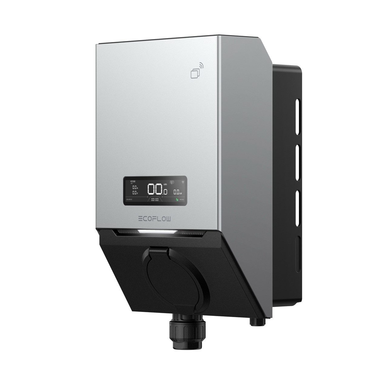 Ecoflow EcoFlow PowerPulse 2 (EU) - Wallbox für Fahrzeuge 11 kW Elektroauto-Ladegerät (Dynamische Anpassung der Ladeleistung)