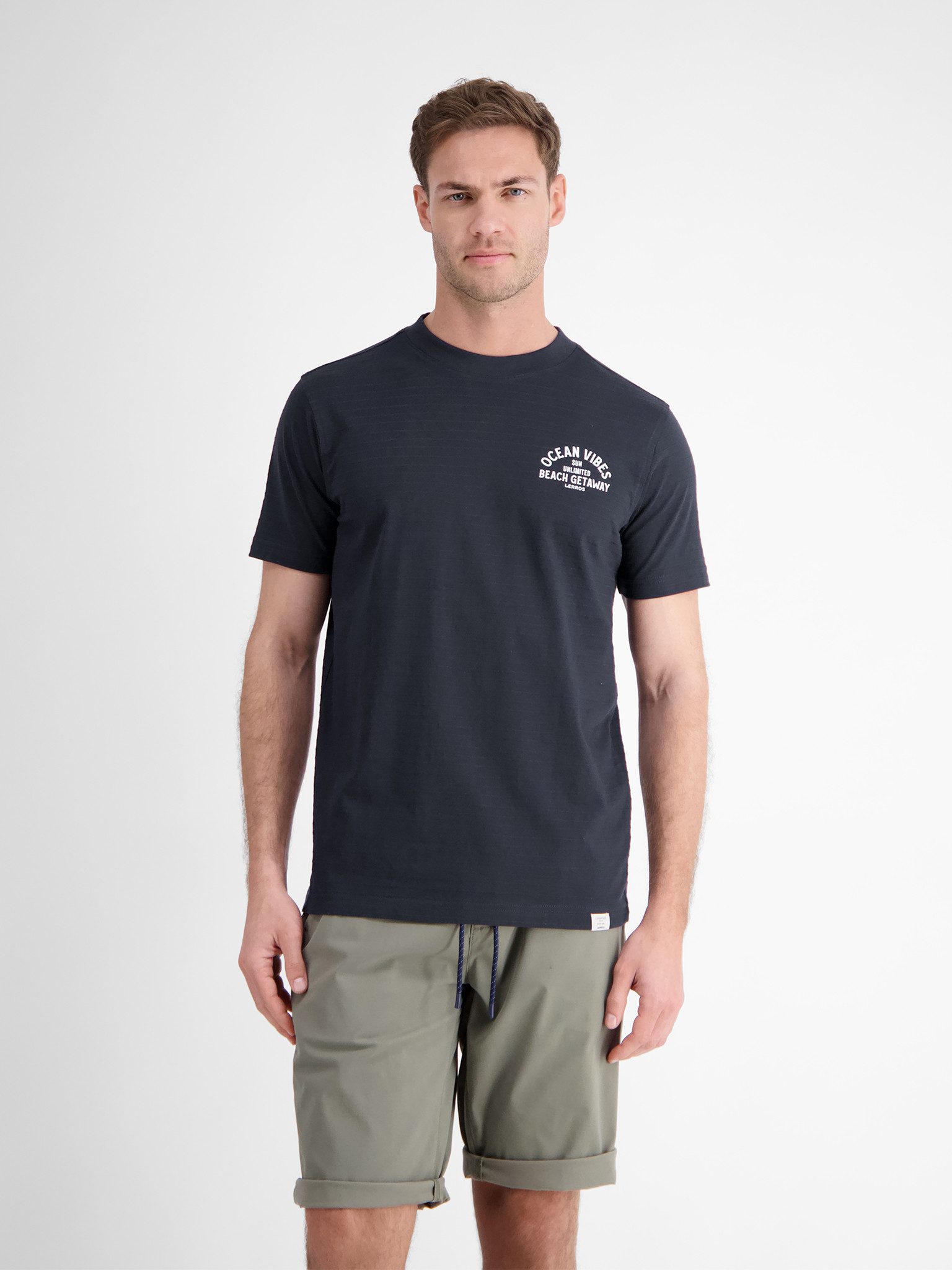 LERROS T-Shirt mit Front und Back günstig online kaufen