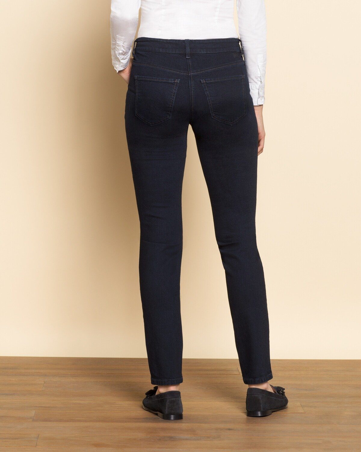 Angela Rinsewash/L32 5-Pocket-Jeans Pipe MAC Jeans