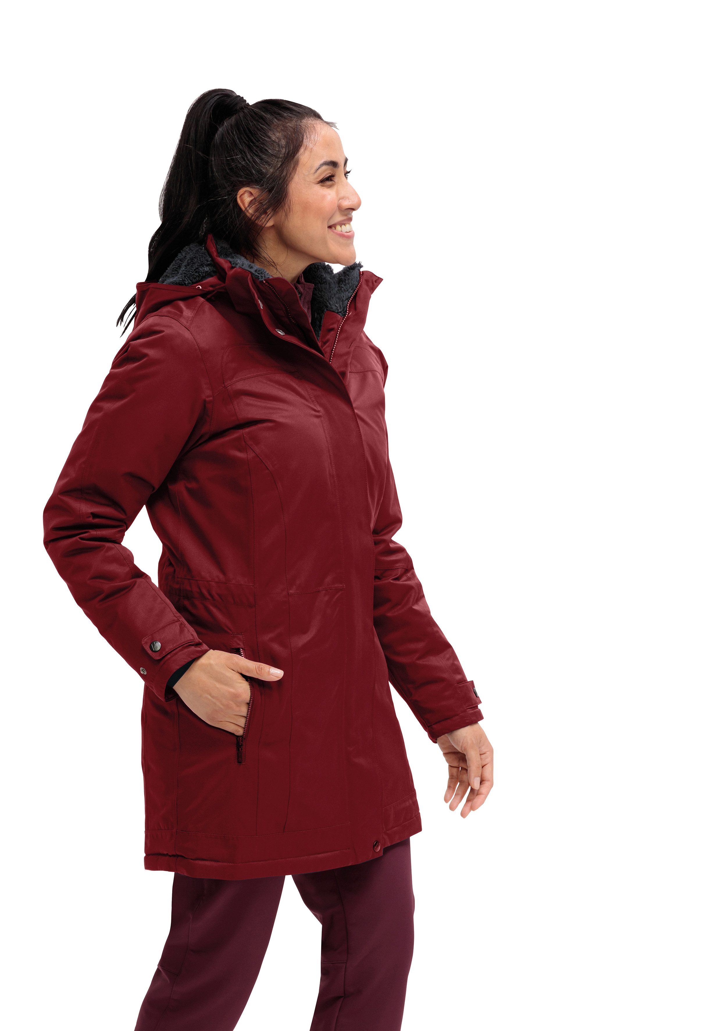Maier Sports Winterjacke Lisa 2.1 Damen Mantel, atmungsaktiver Wintermantel, wasserdicht, Regular Fit – Bild 4 von 5