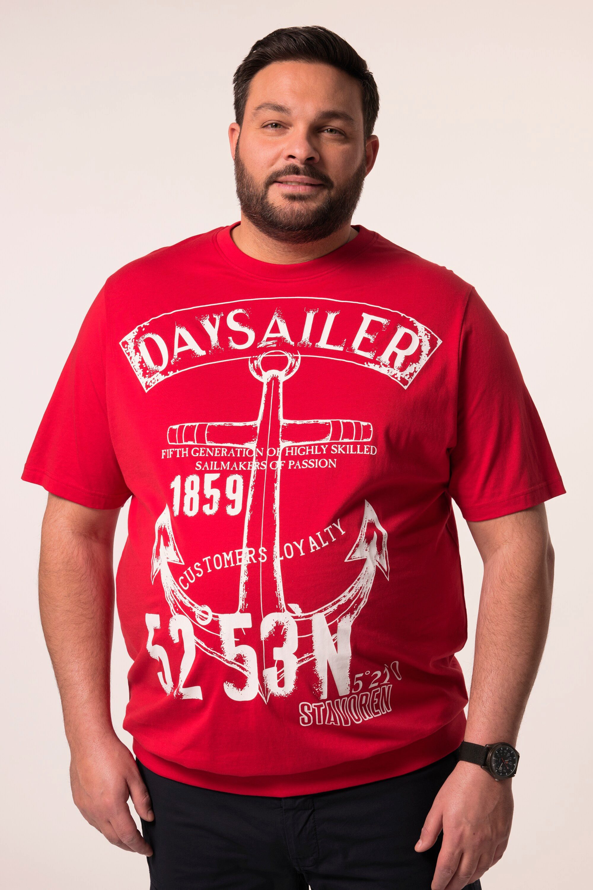 Men Plus T-Shirt Men+ T-Shirt Halbarm günstig online kaufen