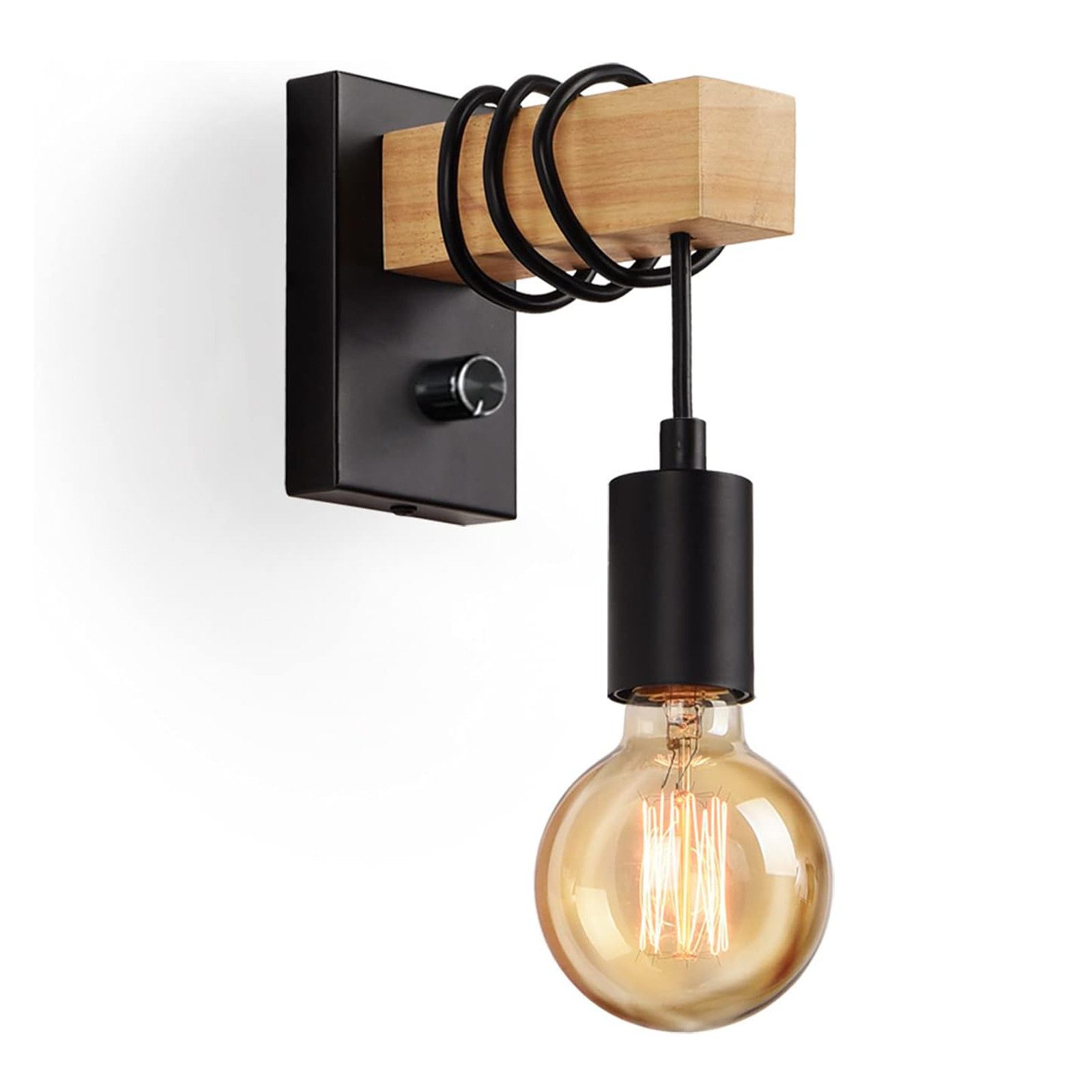 BlingBin Wandleuchte Wandlampe dimmbar aus Holz günstig online kaufen