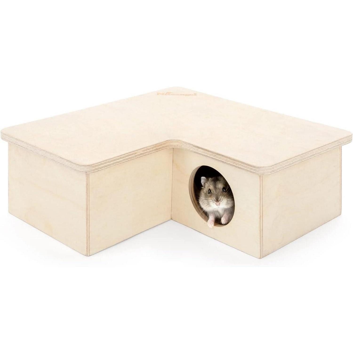LuxusKollektion Nagerhaus Hamsterhaus Mehrkammer Labyrinth Hamster Mäuse 3-Zimmer Klein
