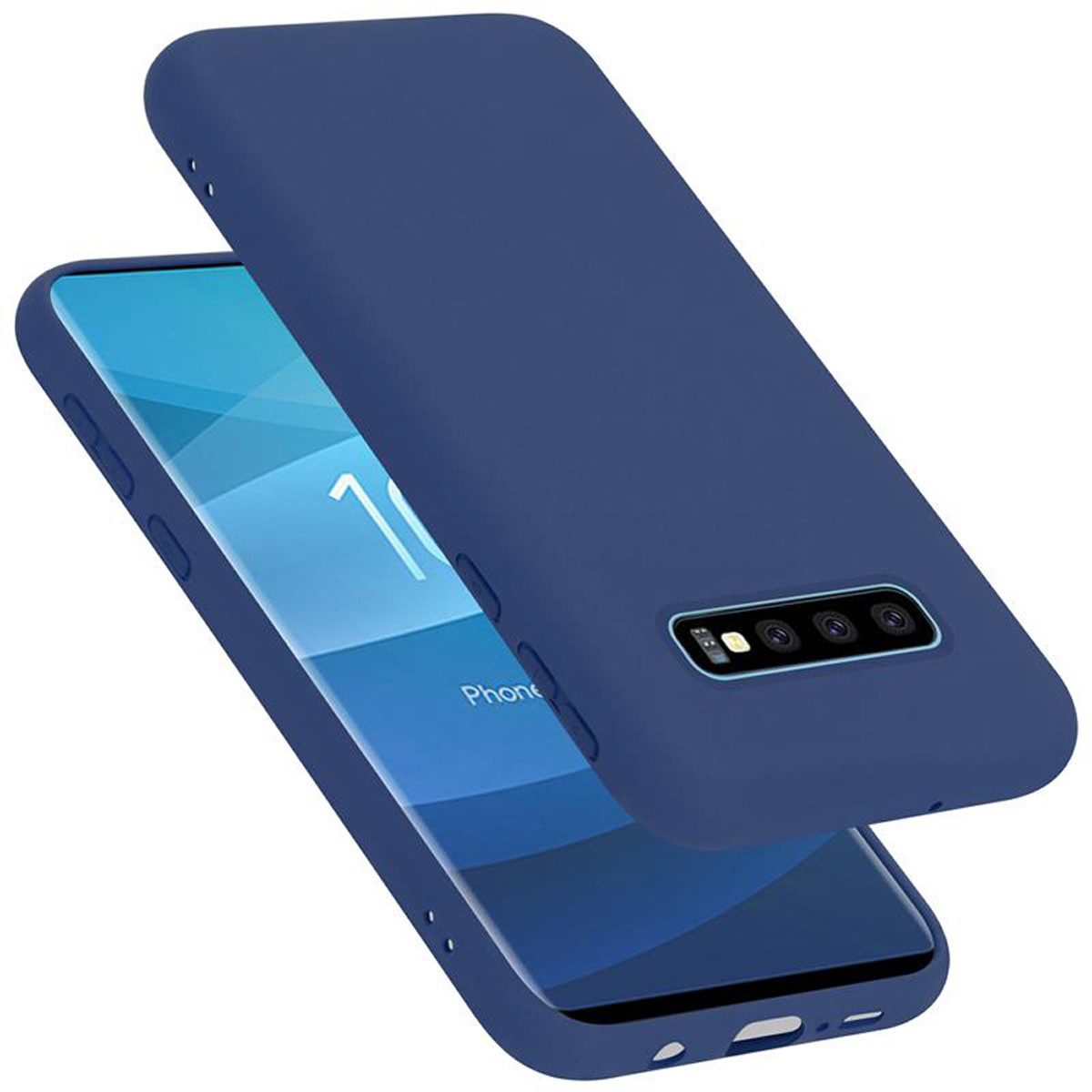 Cadorabo Handyhülle für Samsung Galaxy S10 PLUS Hülle Samsung Galaxy S10 PLUS, Flexible Hülle TPU Silikon Schutzhülle Back Cover Case