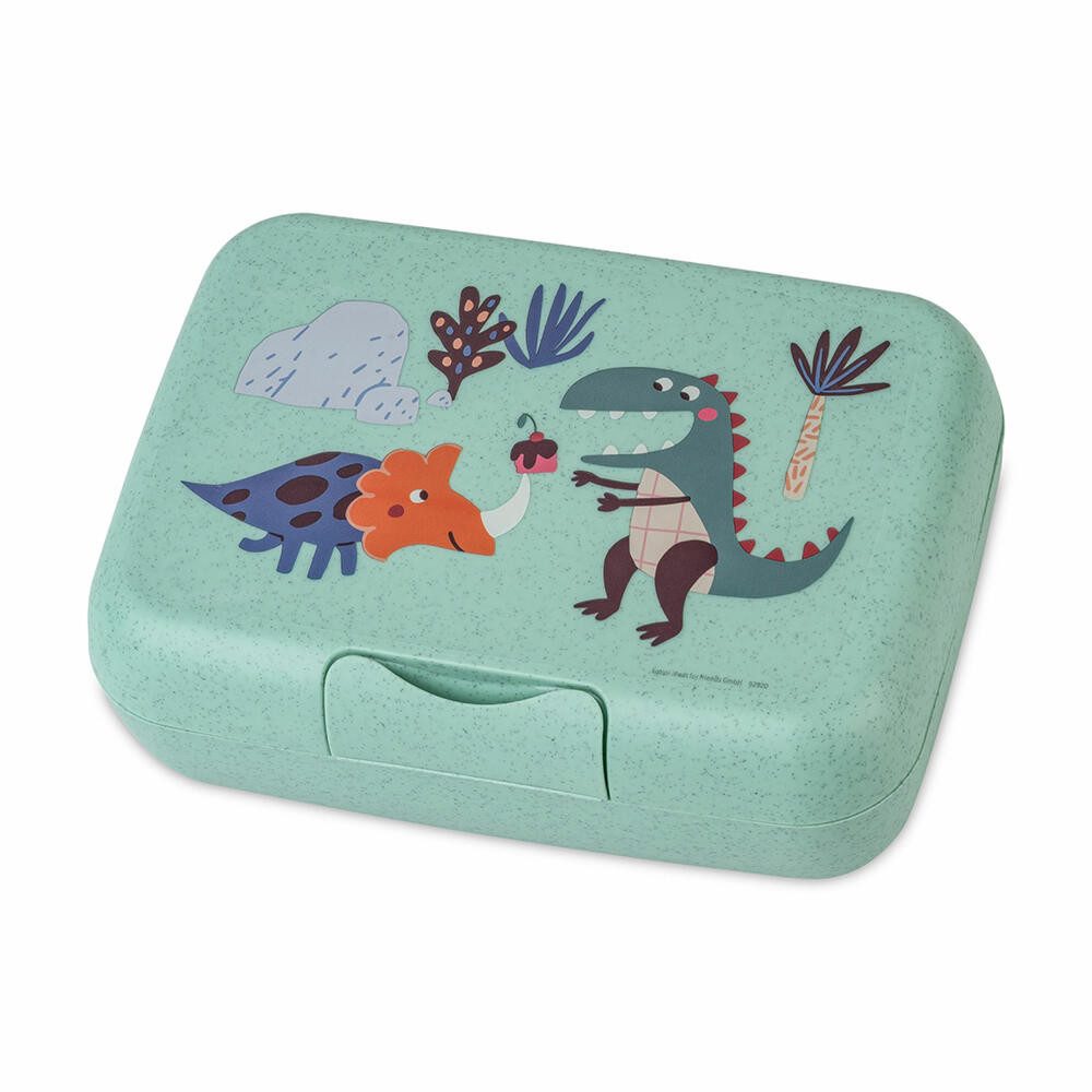 KOZIOL Lunchbox Candy L Rex, Biozirkukärer Kunststoff, mit Trennschale