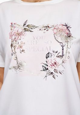 Decay T-Shirt mit tollem Blumenkranz-Motiv