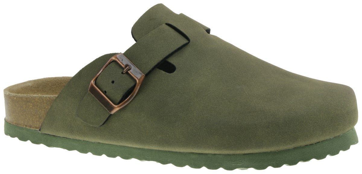 Piece of Mind Damen Clog Hausschuh khaki EUR 41 Hausschuh
